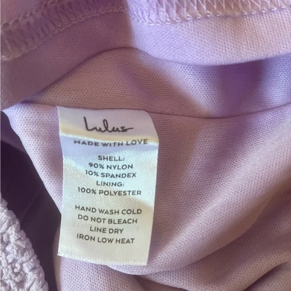 Lulus Lilac Textured Spaghetti Strap Mini Dress Size M - Picture 6 of 7